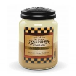 Candleberry Duftkerze Harvest Sugar Cookie - Veredeltes Paraffin - Braun / Beige - 570g