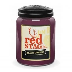 Candleberry Duftkerze Jim Beam Red Stag - Veredeltes Paraffin - Lila - 570g