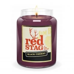 Candleberry Duftkerze Jim Beam Red Stag - Veredeltes Paraffin - Lila - 570g -Günstiges Deko Geschäft 1000271635 210625 16484000278 DETAILS P000000001000271635