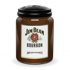 Candleberry Duftkerze Jim Beam Bourbon - Veredeltes Paraffin - Braun - 570g
