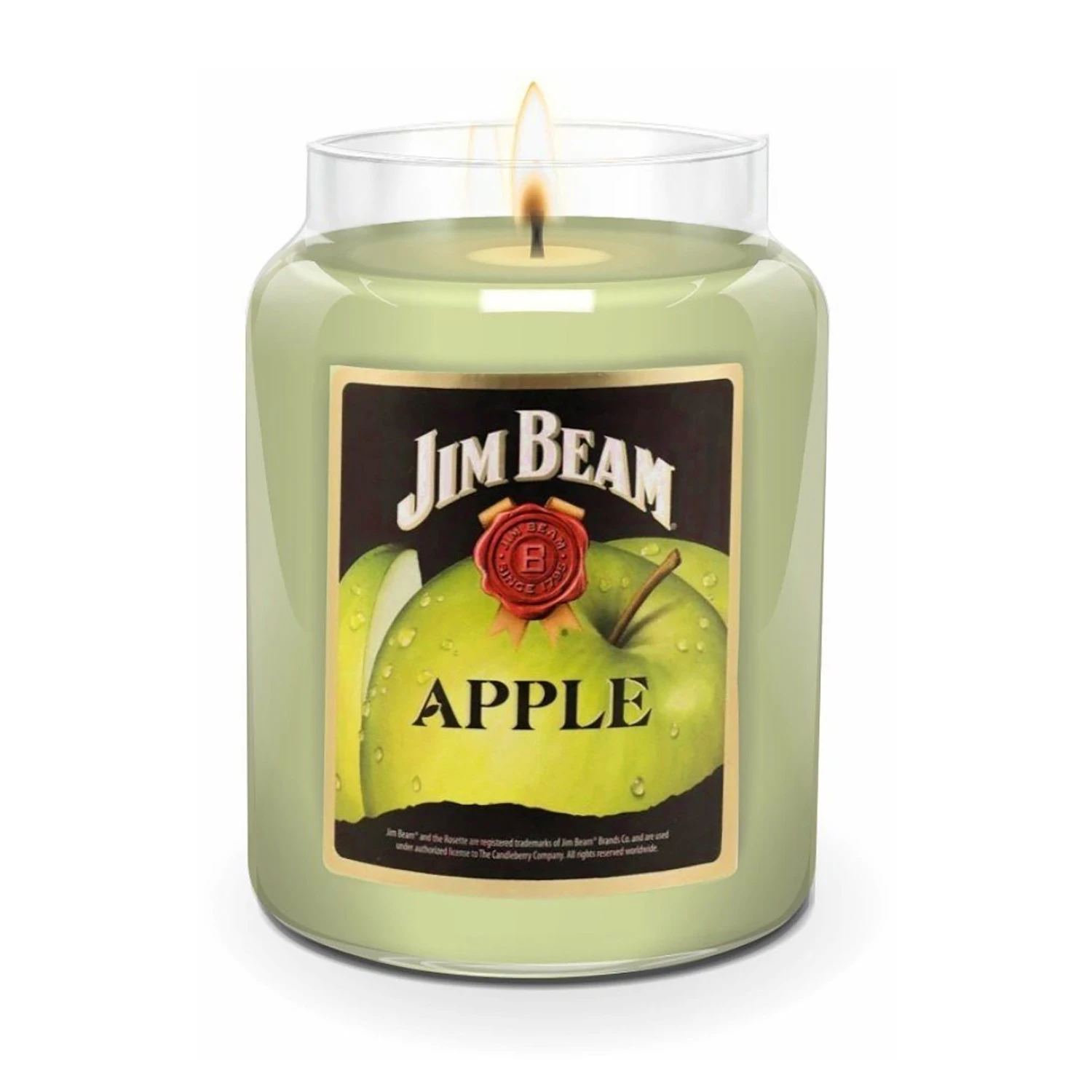 Candleberry Duftkerze Jim Beam Apple - Veredeltes Paraffin - Grün - 570g 4 Candleberry Duftkerze Jim Beam Apple - Veredeltes Paraffin - Grün - 570g – Bild 2