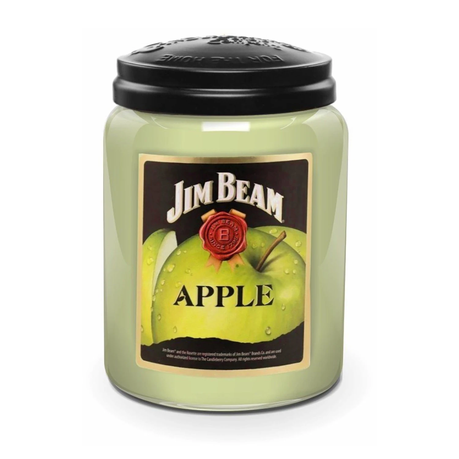 Candleberry Duftkerze Jim Beam Apple - Veredeltes Paraffin - Grün - 570g 3 Candleberry Duftkerze Jim Beam Apple - Veredeltes Paraffin - Grün - 570g