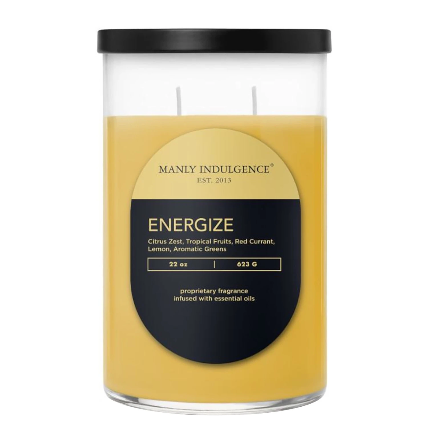Colonial Candle Duftkerze Energize - Soja Wachs Mischung - Gelb - 623g 3 Colonial Candle Duftkerze Energize - Soja Wachs Mischung - Gelb - 623g