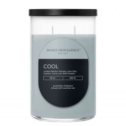 Colonial Candle Duftkerze Cool - Soja Wachs Mischung - Blau - 623g