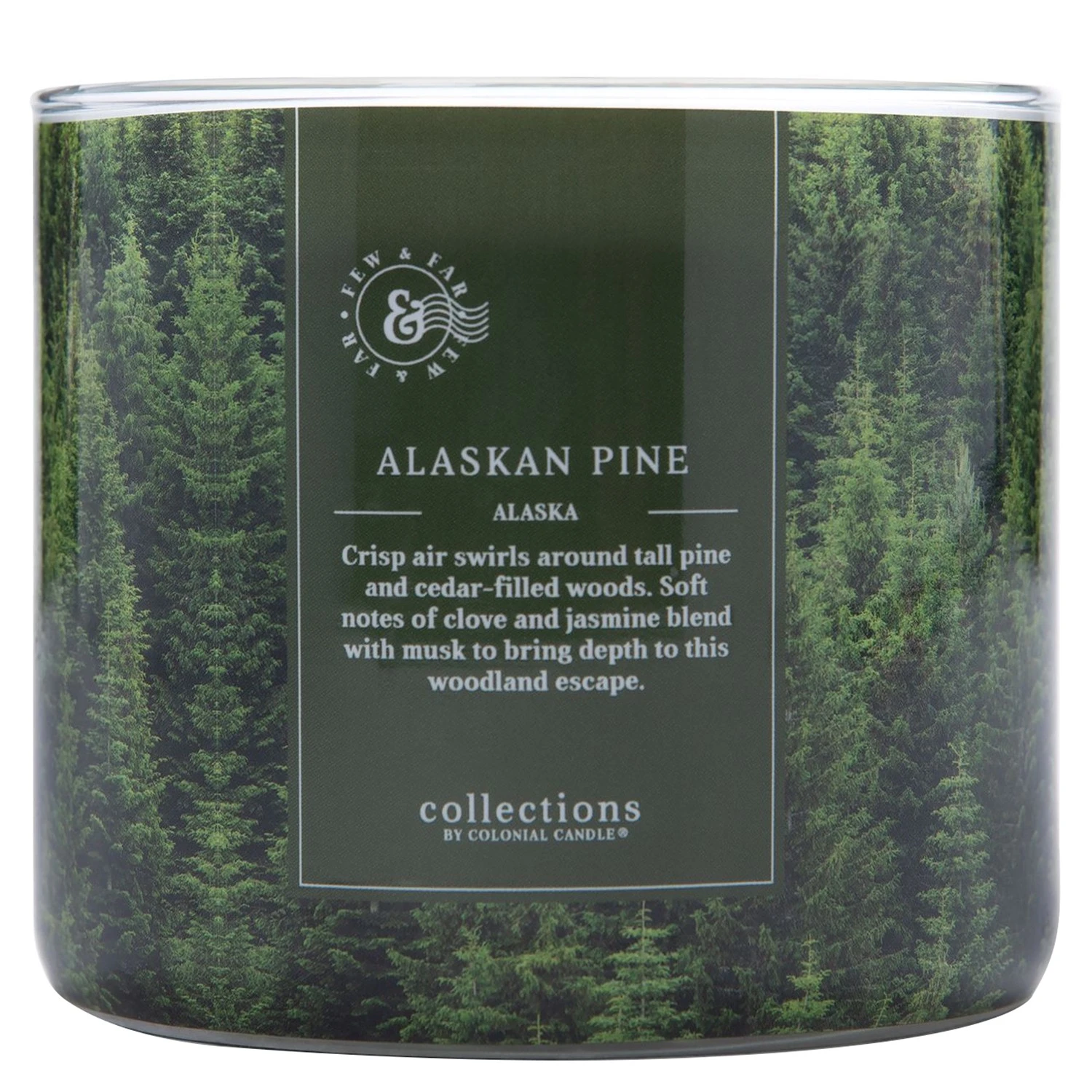 Colonial Candle Duftkerze Alaskan Pine - Soja Wachs Mischung - Grün - 411g 5 Colonial Candle Duftkerze Alaskan Pine - Soja Wachs Mischung - Grün - 411g – Bild 3