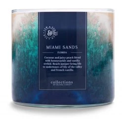 Colonial Candle Duftkerze Miami Sands - Soja Wachs Mischung - Blau - 411g -Günstiges Deko Geschäft 1000271669 210625 16491200335 DETAILS P000000001000271669