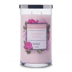 Colonial Candle Duftkerzearden Peony - Soja Wachs Mischung - Pink - 538g