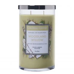 Colonial Candle Duftkerze Woodland Willow - Soja Wachs Mischung - Grün - 538g