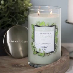 Colonial Candle Duftkerze Eucalyptus Mint - Soja Wachs Mischung - Grau - 538g -Günstiges Deko Geschäft 1000271689 210625 16491100332 MOOD DETAILS P000000001000271689 mood