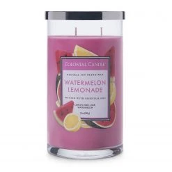 Colonial Candle Duftkerze Watermelon Lemonade - Soja Wachs Mischung - Pink - 538g