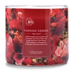 Colonial Candle Duftkerze Parisianarden - Soja Wachs Mischung - Rot - 411g -Günstiges Deko Geschäft 1000271693 210625 16504100406 DETAILS P000000001000271693
