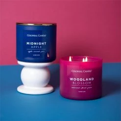 Colonial Candle Duftkerze Woodland Blossom - Soja Wachs Mischung - Lila - 411g -Günstiges Deko Geschäft 1000271694 210625 16520800521 MOOD DETAILS P000000001000271694 mood