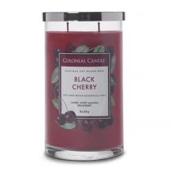 Colonial Candle Duftkerze Black Cherry - Soja Wachs Mischung - Rot - 538g