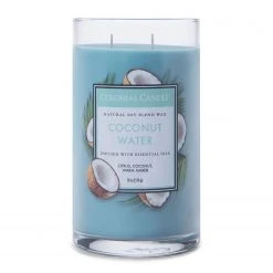 Colonial Candle Duftkerze Coconut Water - Soja Wachs Mischung - Blau - 538g -Günstiges Deko Geschäft 1000271704 210625 16504800412 DETAILS P000000001000271704