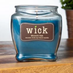 Colonial Candle Duftkerze Moonlit Oak - Soja Wachs Mischung - Blau - 425g -Günstiges Deko Geschäft 1000271708 210625 16502700387 MOOD DETAILS P000000001000271708 mood