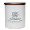 Colonial Candle Duftkerze Wild Hemp and Oak - Soja Wachs Mischung - Weiß - 453g