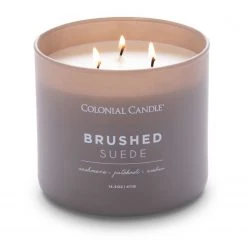 Colonial Candle Duftkerze Brushed Suede - Soja Wachs Mischung - Grau - 411g 8 Colonial Candle Duftkerze Brushed Suede - Soja Wachs Mischung - Grau - 411g -Günstiges Deko Geschäft 1000271712 210625 16511000499 DETAILS P000000001000271712