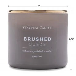 Colonial Candle Duftkerze Brushed Suede - Soja Wachs Mischung - Grau - 411g 9 Colonial Candle Duftkerze Brushed Suede - Soja Wachs Mischung - Grau - 411g -Günstiges Deko Geschäft 1000271712 210625 16513700537 SKETCH DETAILS P000000001000271712 sketch