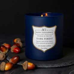 Colonial Candle Duftkerze Dark Forest - Soja Wachs Mischung - Blau - 425g -Günstiges Deko Geschäft 1000271733 210625 16521500530 MOOD DETAILS P000000001000271733 mood