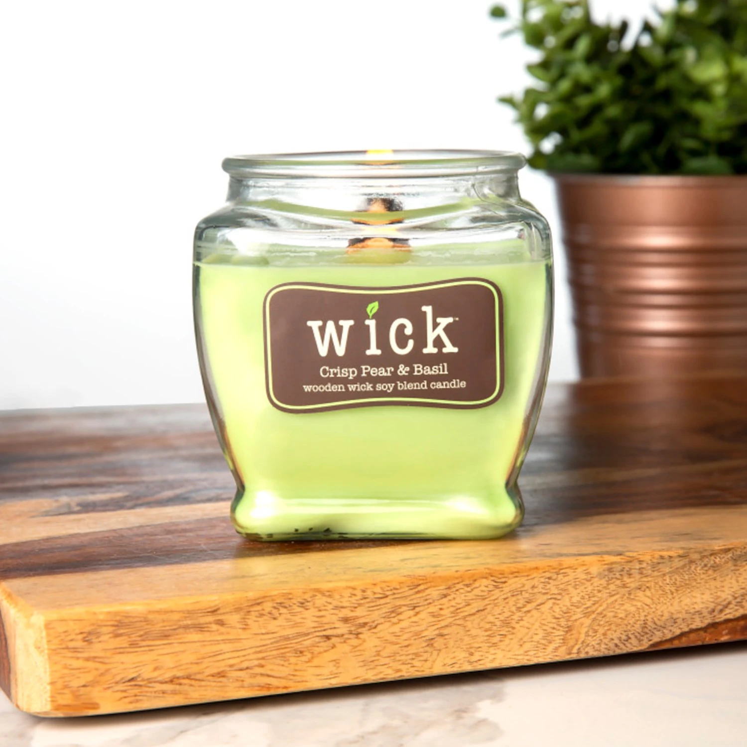 Colonial Candle Duftkerze Crisp Pear And Basil - Soja Wachs Mischung - Grün - 425g 5 Colonial Candle Duftkerze Crisp Pear And Basil - Soja Wachs Mischung - Grün - 425g – Bild 3