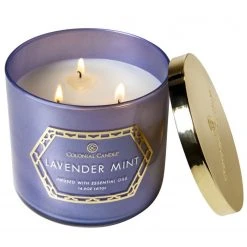 Colonial Candle Duftkerze Lavender Mint - Soja Wachs Mischung - Lila - 411g -Günstiges Deko Geschäft 1000271762 210625 16523700560 DETAILS P000000001000271762