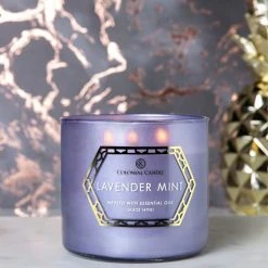Colonial Candle Duftkerze Lavender Mint - Soja Wachs Mischung - Lila - 411g -Günstiges Deko Geschäft 1000271762 210625 16524500570 MOOD DETAILS P000000001000271762 mood