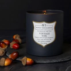 Colonial Candle Duftkerze Vintage Oak - Soja Wachs Mischung - Schwarz - 425g -Günstiges Deko Geschäft 1000271771 210625 16532400599 MOOD DETAILS P000000001000271771 mood