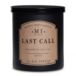 Colonial Candle Duftkerze Last Call - Soja Wachs Mischung - Schwarz - 467g