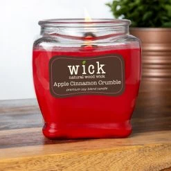 Colonial Candle Duftkerze Cinnamon Crumble - Soja Wachs Mischung - Rot - 425g -Günstiges Deko Geschäft 1000271791 210625 16542800699 MOOD DETAILS P000000001000271791 mood