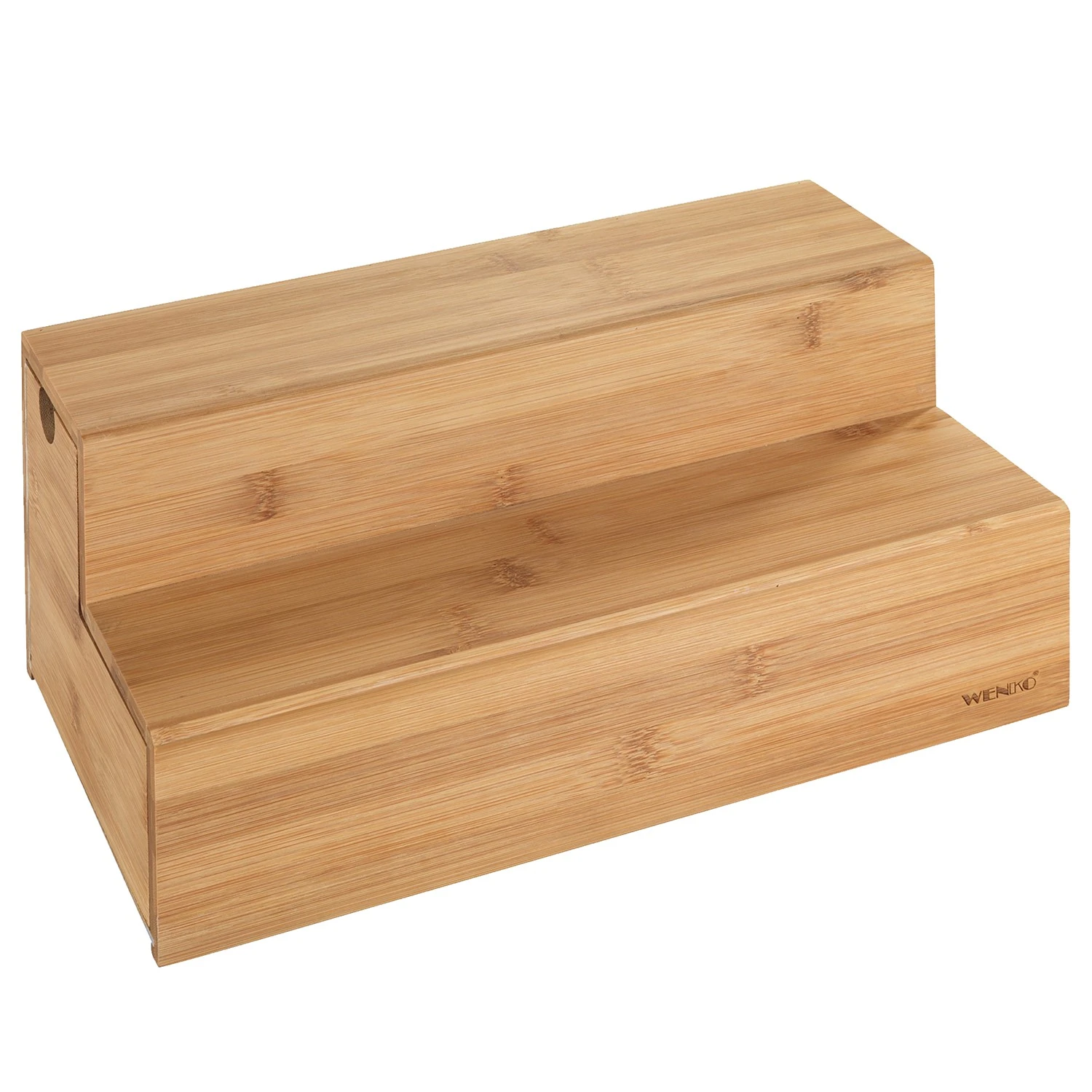 WENKO Bambus Treppe für Kaffee und Tee Alvida - Bambus - Braun 3 WENKO Bambus Treppe für Kaffee und Tee Alvida - Bambus - Braun