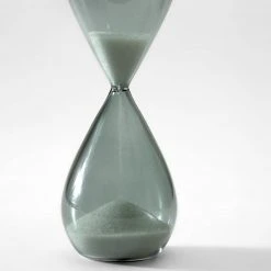 Twentyfour Sanduhr Jany - Farbglas - Grau -Günstiges Deko Geschäft 1000276201 210625 13520200283 DETAILS P000000001000276201