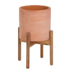 Twentyfour Pflanzkübel Dalva - Terracotta - Kupfer