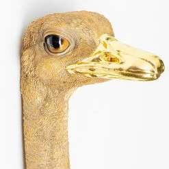 Kare Design Wandschmuck Ostrich - Gold - Stein -Günstiges Deko Geschäft 1000277539 210707 09470600080 DETAILS P000000001000277539
