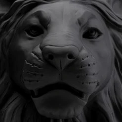 Kare Design Deko Übertopf Lion II - Schwarz - Kunststoff -Günstiges Deko Geschäft 1000277546 210707 09481600146 DETAILS P000000001000277546