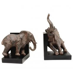 Kare Design Buchstütze Elephants (2-teilig) - Grau - Stein -Günstiges Deko Geschäft 1000277548 210707 09482200152 DETAILS P000000001000277548