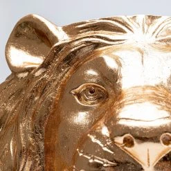 Kare Design Deko Übertopf Lion I - Gold - Kunststoff -Günstiges Deko Geschäft 1000277549 210707 09484400173 DETAILS P000000001000277549