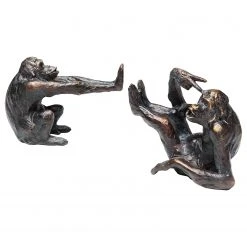 Kare Design Buchstütze Monkey (2-teilig) - Schwarz - Stein 18 Kare Design Buchstütze Monkey (2-teilig) - Schwarz - Stein -Günstiges Deko Geschäft 1000277589 210707 09530300424 DETAILS P000000001000277589