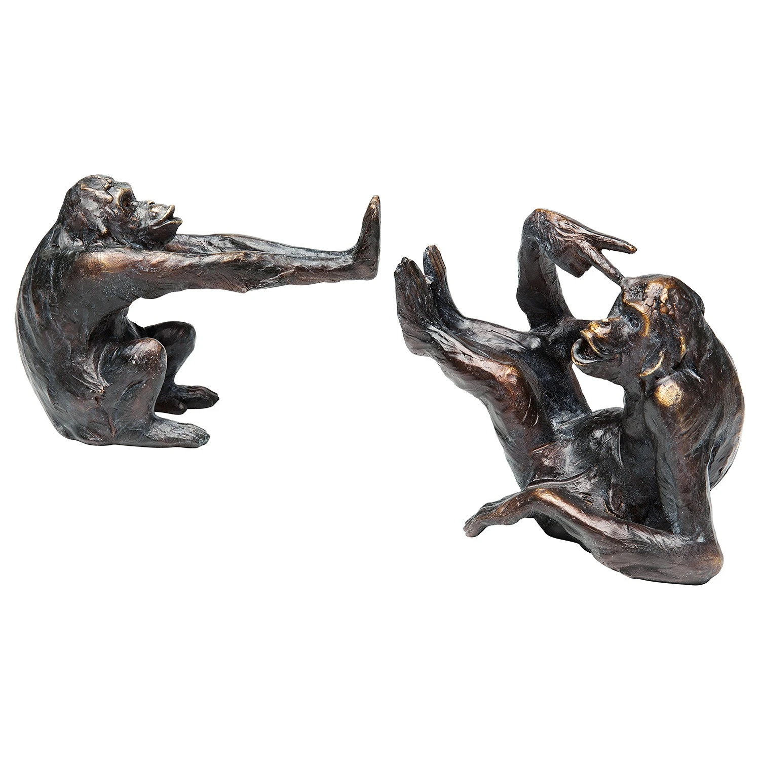 Kare Design Buchstütze Monkey (2-teilig) - Schwarz - Stein 8 Kare Design Buchstütze Monkey (2-teilig) - Schwarz - Stein – Bild 6