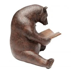 Kare Design Deko Objekt Reading Bears - Braun - Stein -Günstiges Deko Geschäft 1000277597 210707 09544000522 DETAILS P000000001000277597