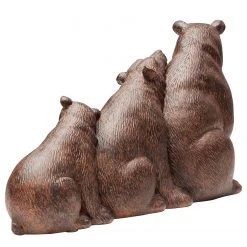 Kare Design Deko Objekt Relaxed Bear Family - Braun - Stein -Günstiges Deko Geschäft 1000277613 210707 09553800578 DETAILS P000000001000277613
