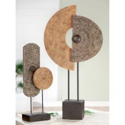 GILDE Dekoobjekt Carve II - Kunstharz - Braun -Günstiges Deko Geschäft 1000279849 210728 16290600031 MOOD DETAILS P000000001000279849 mood