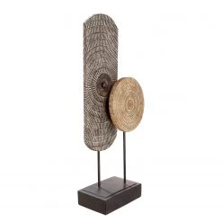 GILDE Dekoobjekt Carve I - Kunstharz - Braun -Günstiges Deko Geschäft 1000279855 210728 16290700044 DETAILS P000000001000279855