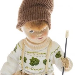 My Flair Figur Winterkinder-Skiläufer (2-teilig) - Polyresin / Polyester PVC - Beige -Günstiges Deko Geschäft 1000294737 210930 13550800143 DETAILS P000000001000294737