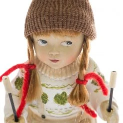 My Flair Figur Winterkinder-Skiläufer (2-teilig) - Polyresin / Polyester PVC - Beige -Günstiges Deko Geschäft 1000294737 210930 13550900154 DETAILS P000000001000294737