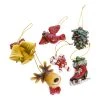 My Flair Weihnachtshänger Enoree (6-teilig) - Polyresin - Mehrfarbig