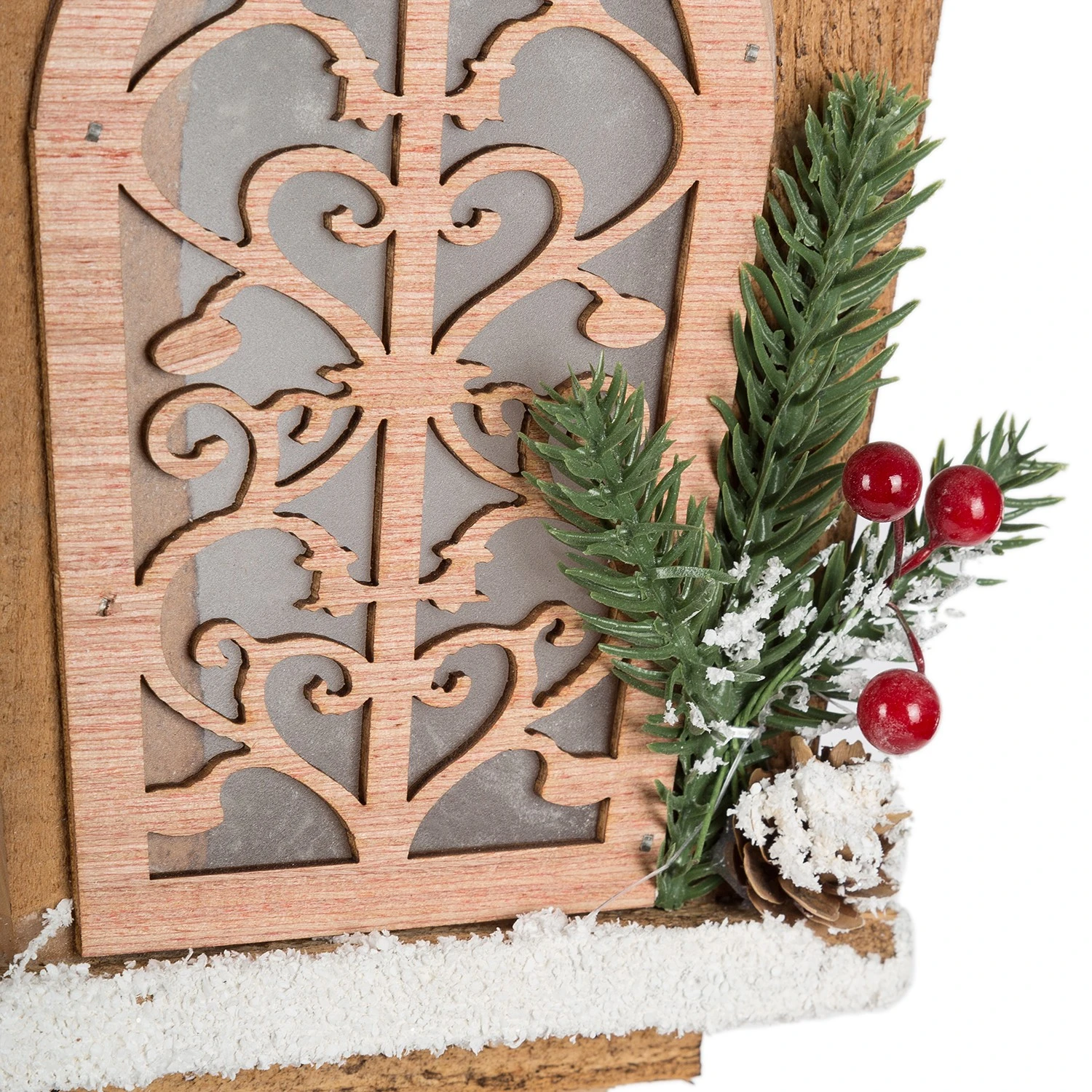 My Flair Dekoobjekt Holzlaterne III - Tanne - Braun 6 My Flair Dekoobjekt Holzlaterne III - Tanne - Braun – Bild 4