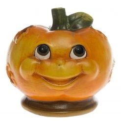 My Flair Windlicht Kürbis Fips - Keramik - Orange