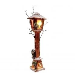 My Flair Dekoobjekt Holzlaterne II - Tanne - Braun