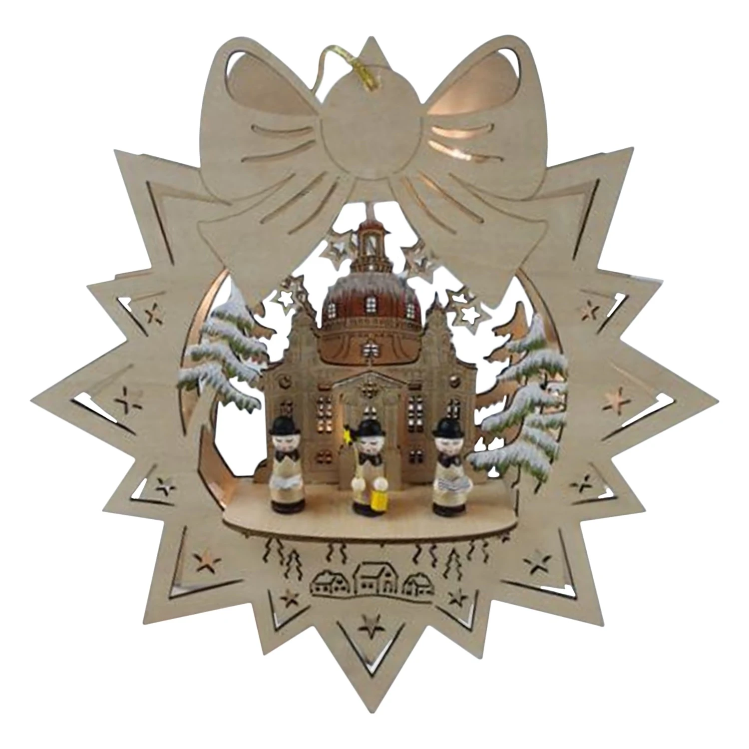 My Flair Anhänger Stern - Furnierholz - Beige 3 My Flair Anhänger Stern - Furnierholz - Beige