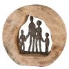 GILDE Skulptur Familie - Mangoholz - Braun -Günstiges Deko Geschäft 1000296489 210930 14022500054 IMAGE P000000001000296489
